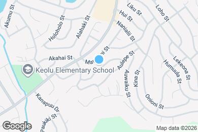 Map image of the property - 1326 Aupapaohe St