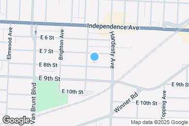 Map image of the property - 5212 E 8th St