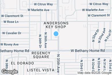 Map image of the property - 6106 N 35th Ave