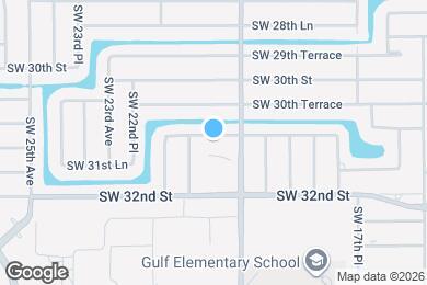 Map image of the property - 2018 SW 31st Terrace