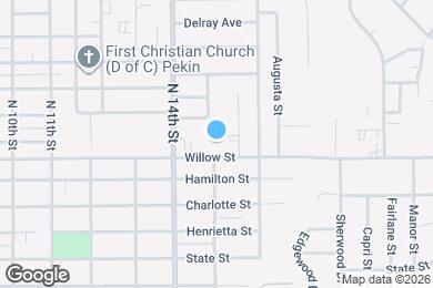 Map image of the property - 1417 Willow St