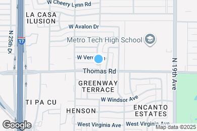 Map image of the property - 2138 W Thomas Rd