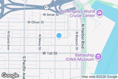 Map image of the property - 247 W Sepulveda St