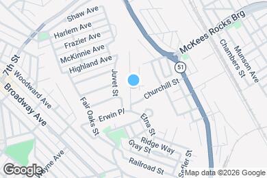 Map image of the property - 245 Marion St