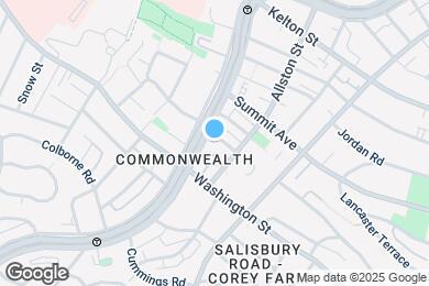 Map image of the property - 1550 Commonwealth Ave