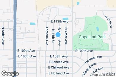 Map image of the property - 10918 N Hyacinth Ave