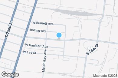 Map image of the property - 1711 W Hill St