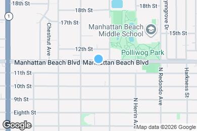 Map image of the property - 1440 Manhattan Beach Blvd