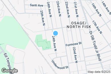 Map image of the property - 1626 24th Ave N