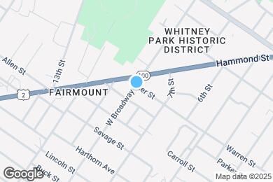 Map image of the property - 124 W Broadway