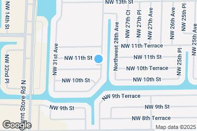 Map image of the property - 2815 NW 10th Terrace