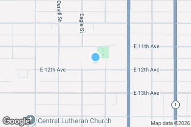 Map image of the property - 523 E 12th Ave