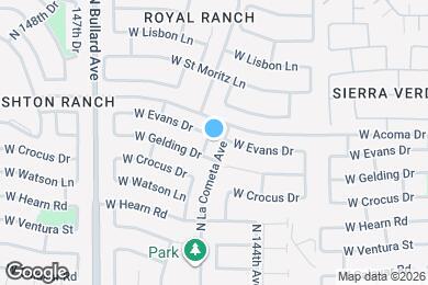 Map image of the property - 14521 N 145th Dr