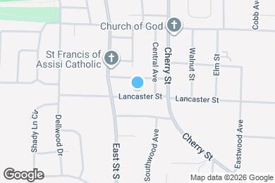 Map image of the property - 112 Lancaster St