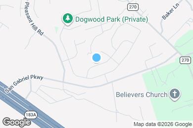 Map image of the property - 1005 Bluewood Bend
