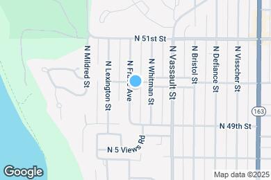 Map image of the property - 4943 N Frace Ave