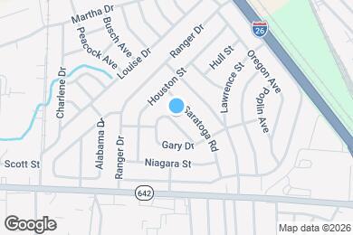 Map image of the property - 4035 Gary Dr