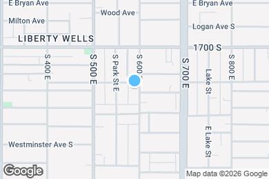 Map image of the property - 1786 S 600 E