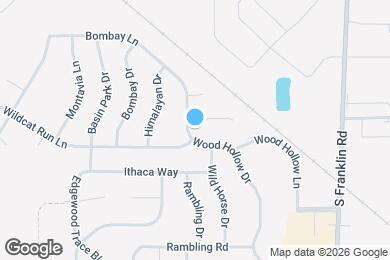 Map image of the property - 5425 Wood Hollow Dr