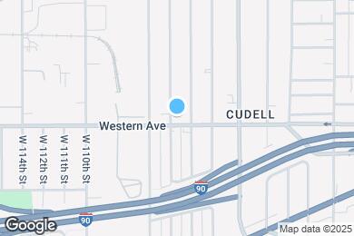 Map image of the property - 2231 W 105th St