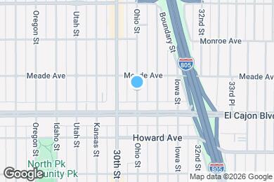 Map image of the property - 4355 Ohio St
