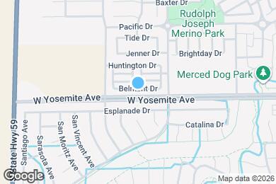 Map image of the property - 1350 Belmont Dr