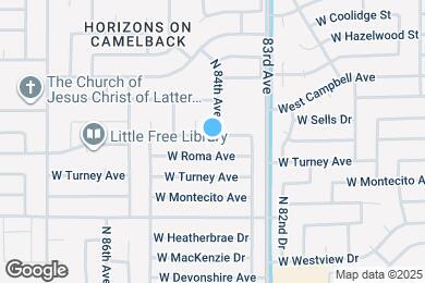Map image of the property - 8405 W Sells Dr