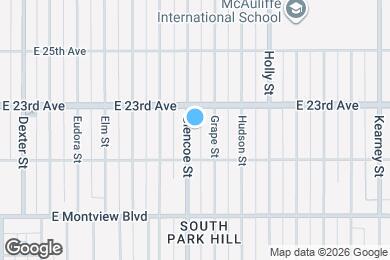 Map image of the property - 2252 Glencoe St