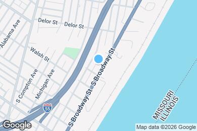 Map image of the property - 5011 S Broadway