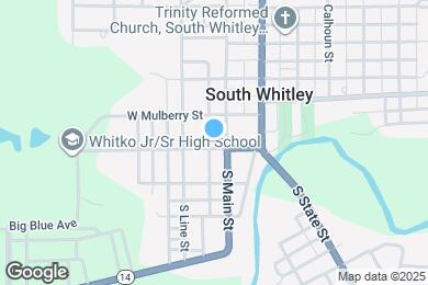 Map image of the property - 203 W Wayne St