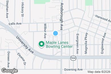 Map image of the property - 1021 Chalmers Ave