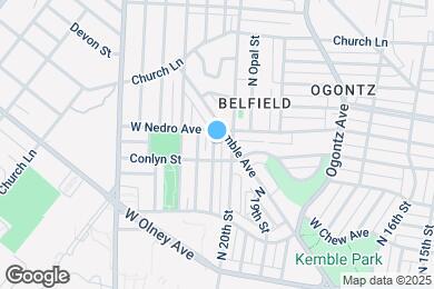 Map image of the property - 5821 N Woodstock St