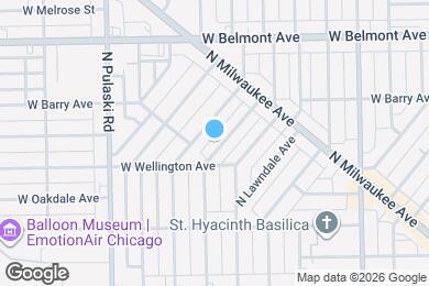 Map image of the property - 3024 N Avers Ave
