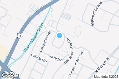 Map image of the property - Pine Forest Apartments