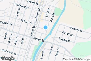 Map image of the property - 129 E Pratt St