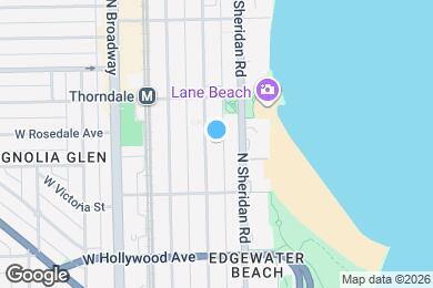 Map image of the property - 5847 N Kenmore Ave