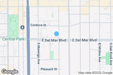 Map image of the property - 291 S Euclid Ave