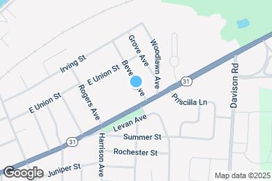 Map image of the property - 5 Beverly Ave