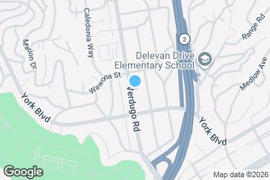 Map image of the property - 4140 Verdugo Rd