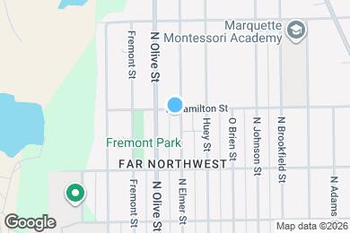 Map image of the property - 1865 N Elmer St