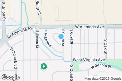 Map image of the property - 385 S Queen St