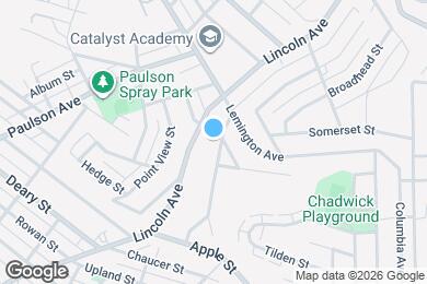 Map image of the property - 1347 Grotto St