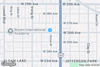 Map image of the property - 2557 Grove St