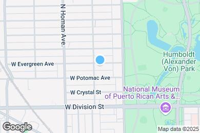 Map image of the property - 3249 W Evergreen Ave