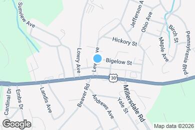 Map image of the property - 1218 Lewis Ave