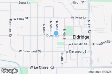 Map image of the property - 413 E Donahue St