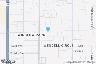 Map image of the property - 3524 S Blair Cir