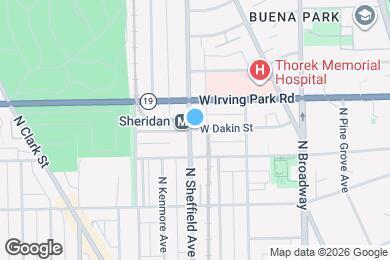 Map image of the property - 993 W Dakin St