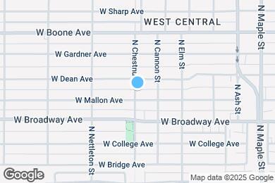 Map image of the property - 912 N Chestnut St