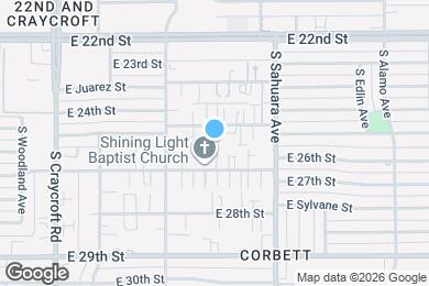 Map image of the property - 5774 E 24th St